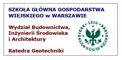 XVIII edycję studiów podyplomowych „Projektowanie geotechniczne”